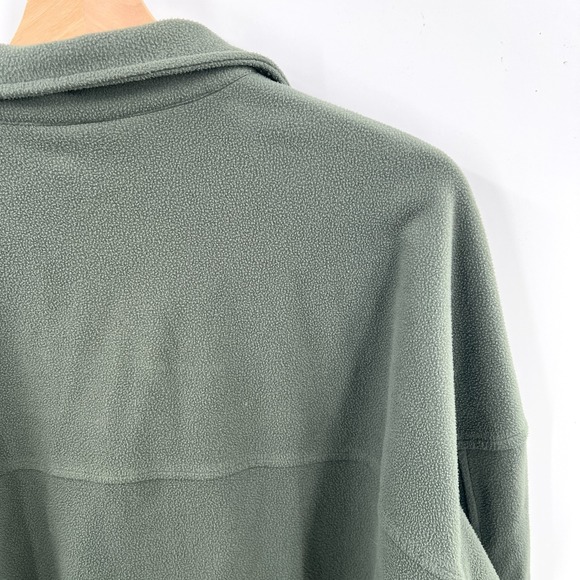 Mondetta oversized snap front shirt sage green outdoor gorpcore hiking work M - Picture 11 of 13